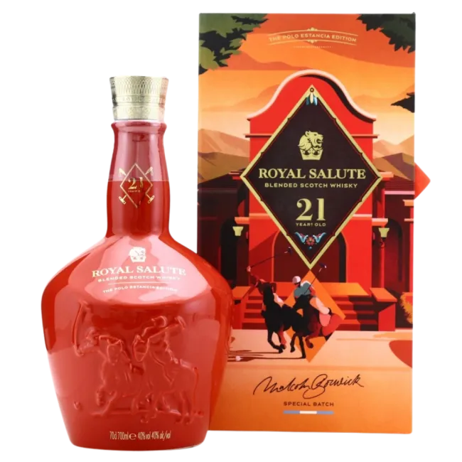 Whisky Royal Salute The Polo Estancia Edition 21 Anos-Vermelho-700ml